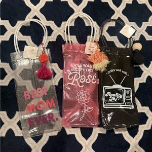 NEW 3 wine bags